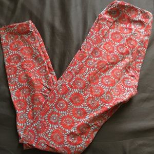 Lularoe One Size leggings. Fireworks
